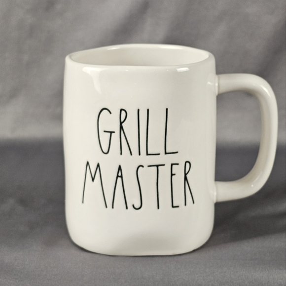 Rae Dunn Coffee Mug “Grill Master” with Grill On Back - Picture 2 of 6